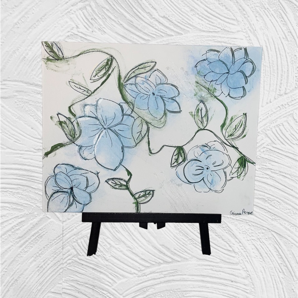 Flower wall decor art